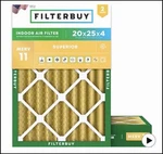 Filterbuy Superior 20X25X4 Air Merv 11 Allergen Defense (2-PACK) Pleated. Fixed Price $39.00.