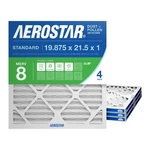 Aerostar 19.875X21.5X1 Merv - 4 Count High Efficiency Pack, White. Fixed Price $61.12.