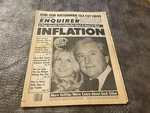 July 11 1978 National Enquirer Tabloid Magazine Inflation - Merv Griffin. Fixed Price $12.50.