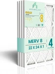 Accumulair Gold 22X22X1 Merv 8 Hvac Filter (4-PACK), White. Fixed Price $52.44.