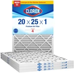 Clorox 20X25X1 Air Filter, Merv 11 Pleated Hvac Furnace Filters, Mpr.... Fixed Price $74.68.
