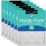 Nordic Pure 25X25X1 Actual Size 24 1/2 3/4 Pleated Air Filters Mer.... Fixed Price $63.21.
