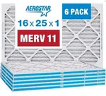 Aerostar 16X25X1 Merv 11 Furnace Air Filter, Pack. Fixed Price $32.99.