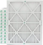 Glasfloss MERV10 Air Filter 16INX16INX2IN Z-line 12 Pack. Fixed Price $97.77.