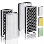 4 Pcs Ma Series 15 Replacement Filter, 3-IN-1 Composite With H13 True .... Fixed Price $42.26.