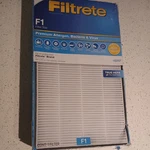 Filtrete F1 3M Premium Allergen, Bacteria Virus True Hepa Air Purifier Filter. Fixed Price $18.99.