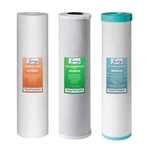 Ispring Whole House Water Filters W/ Sediment, Carbon Block, + Iron - Cartridges. Fixed Price $139.92.