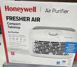Honeywell Fresher Air Compact Tabletop Hepa-type Purifier, Portable, Quiet. Fixed Price $100.00.