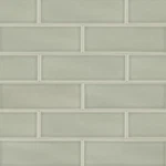 Ackland AKM-C-4X12TLG-CA 4" 12" Ceramic Solid Wall Tile Mistfall. Fixed Price $38.90.