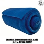 Grainger 54FF12 Filter ROLL,25 IN.X30 FT.X1 In.,merv 6. Fixed Price $158.76.