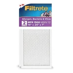 3M Filtrete Air Filters (2-PACK) 14"X24"X1" Allergen Merv 12. Fixed Price $15.99.