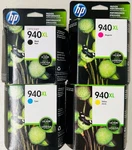 New Genuine Hp 940XL Black Color 4PK Ink Cartridges Officejet Pro K5400 K550. Fixed Price $31.99.