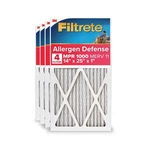 3M 98044CA Allergen Defense Air Filter, 12 X 25, 4/CARTON. Fixed Price $73.34.