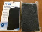 Fette Air Purifier Pre-filters 4-PACK Compatible/w Honeywell HRF-K2 Nwt. Fixed Price $17.95.