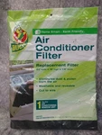 New Duck Brand Air Conditioner Filter Replacement Foam 24X15X1/4" Washable Reuse. Fixed Price $12.00.