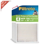 20X30X1 Pleated Air Filters Merv 8 Quality, Great For Allergens, 4-PACK. Fixed Price $68.78.
