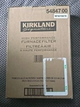 Kirkland Signature White High Performance Furnace Filter 14 X 20 In Pack. Fixed Price $22.00.
