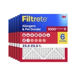 Filtrete 23.5X23.5X1 Furnace Air Filter, Merv 11, Mpr 1000, Micro Allergen.... Fixed Price $99.84.