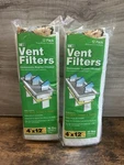 Web Vent Filters 4X12 Electrostatic Register Filtration Pack Lot Of. Fixed Price $24.99.