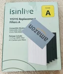 Isinlive 115115 Replacement Filters Size 21 For Winix Plasmawave 5300-2, C535,. Fixed Price $30.39.