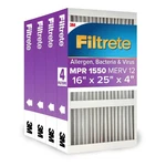 Filtrete Furnace Air Filter, Mpr 1550, Merv 12, 16X25X4, White. Fixed Price $201.99.