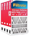 Filtrete 16X25X4 Air Filter Merv 11, Mpr 1000 Micro Allergen Defense 4-PACK, Fit. Fixed Price $69.95.