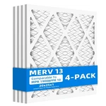 Chenzhit (4 Pack) 20X25X1 Furnace Air Filters, Mpr 1900 4-PACK, White. Fixed Price $66.95.