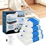 Set Of 11PCS Vacuum Storage Bags With Electric Pump For Home, Travel Organizer. Fixed Price $24.97.