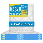 18X20X1 MERV8 Pleated Air -white Furnace Conditioner Filters. Fixed Price $28.33.