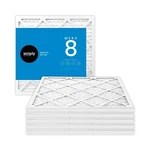 Simply By Mervfilters 8 Air Filter, Pack 20X20X1-6. Fixed Price $63.16.