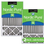 16X25X5 (4 3/8) Honeywell Replacement Air Filters Merv 13 Plus Carbon Pack. Fixed Price $94.99.