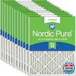 Nordic Pure 16X24X1 Actual Size 15 1/2 23 3/4 Pleated Merv 13 Air. Fixed Price $206.88.