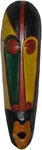 Tribal Tiki Crazy Aboriginal Wooden Lip Mask Tropical Bar Wall Decor Design 20". Fixed Price $23.99.