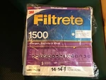 Filtrete WX14"LX1" Healthy Living Electrostatic Pleated Air Filter. Fixed Price $14.00.