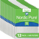 Nordic Pure 12X24X 1/2 Half Inch Ring Panel Merv 13 Furnace Air Filters Pack. Fixed Price $114.99.