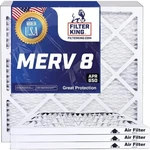 16X25X4 Air 4-PACK Merv 8 Hvac Pleated A/c Furnace Filters New. Fixed Price $94.34.