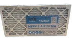 Merv 8 Air Filter For Residential & Commercial Hvac Systems 12 X 24 In Pk. Fixed Price $38.24.