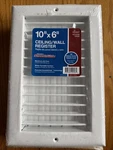 Truaire SMOOTHGLIDE10" 6" Maximum Airflow White Aluminum Ceiling/wall Register. Fixed Price $12.99.