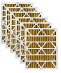 Glasfloss M11SP14254 (6-PACK) 14" X 25" Z-line Pleated Air Filter Merv. Fixed Price $250.31.