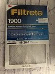 Filtrete 1900 Filter Ultimate Allergen Reduction 14X20X1 (13.7 19.7) Sealed. Fixed Price $16.00.