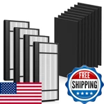 Isingo HRF-H1 Replacement Compatible Honeywell 4 Hepa 8 Carbon Filters. Fixed Price $38.99.