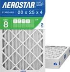 Aerostar 20X25X4 Merv 8 Air Filter, Count, Actual Size (19.50 24.50 3.7.... Fixed Price $77.89.