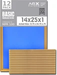 14X25X1 Air Comparable To Mpr 100 Basic Economy Furnace Filters, 12 Pack. Fixed Price $117.45.