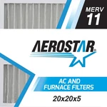 Canopy Merv 11, Air Bear Replacement Pleated Filter, 20X20X5, Box. Fixed Price $99.84.