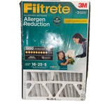 Air & Furnace Filter 3M Filtrete 16X25X5 Micro Allergen Defense Deep Pleat 1200. Fixed Price $25.00.