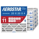 Filter 20X20X4 Merv 11 Pleated Hvac Furnace 6 Count Aerostar Air Conditioner. Fixed Price $154.99.