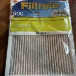3M Filtrete 20 In. X 1 Clean Living 600 Mpr Furnace Filter. Fixed Price $10.00.