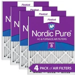 25X25X1 (24 1/2X24 1/2) Pleated Merv 8 Air Filters Pack. Fixed Price $43.99.