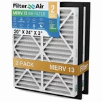 Air - 20X24X3 Merv 13 Pleated Filters For Zephyr Vgf Series Return. Fixed Price $47.00.