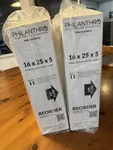 Philanthro PHIL16255M11 (2-PACK) 16" X 25" Air Filter, Merv. Fixed Price $40.45.